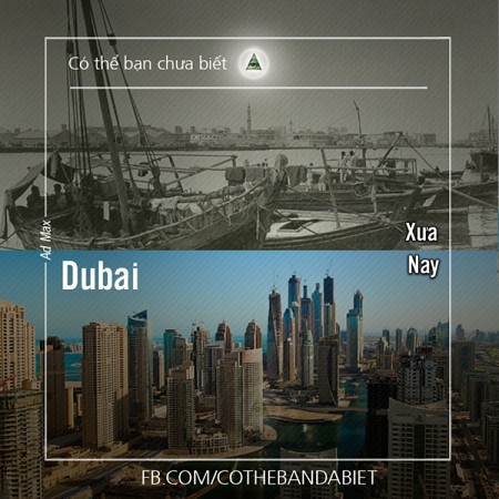 Thành phố Dubai xưa và nay