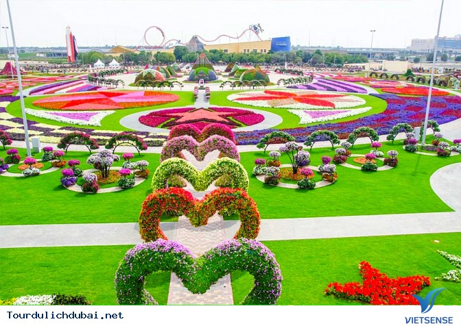 Vườn hoa diệu kỳ Dubai Miracle