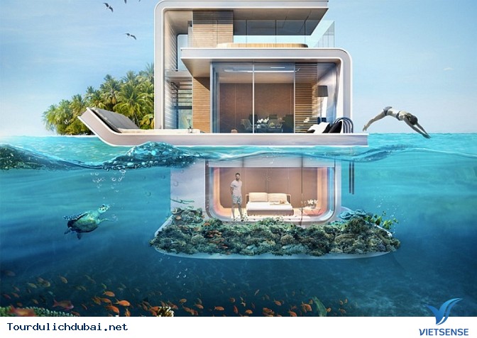 Dự án điên rồ với biệt thự giữa biển của Dubai - Ảnh 1