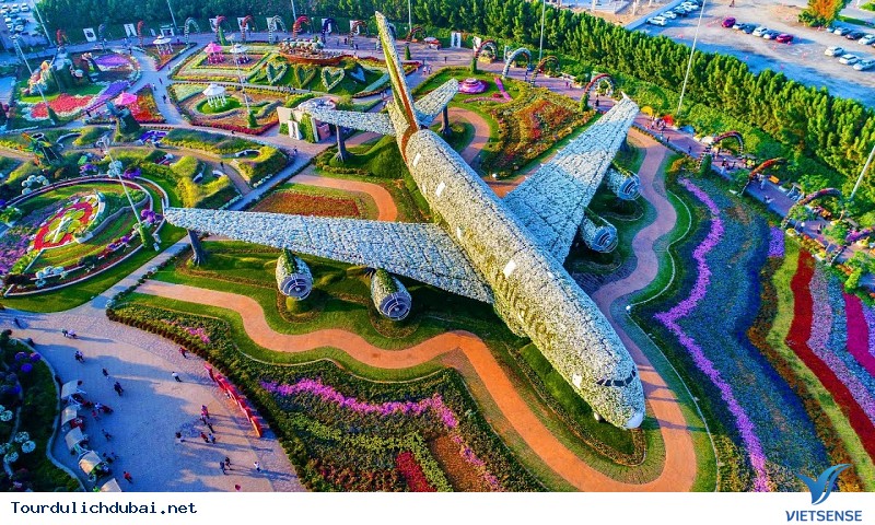 Vườn hoa tự nhiên lớn nhất thế giới Dubai Miracle