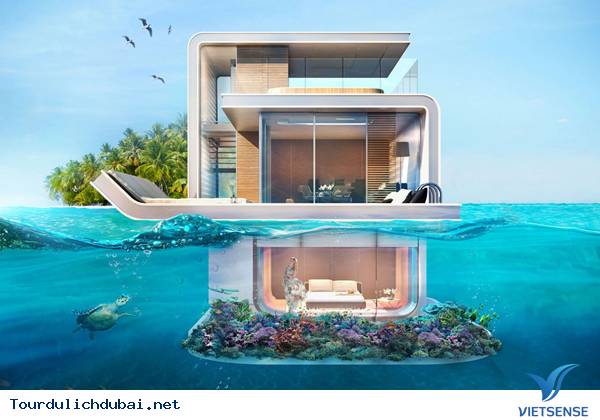 Biệt thự trên không dưới sóng dập dềnh ở Dubai - Ảnh 1 Biệt thự trên không dưới sóng dập dềnh ở Dubai - Ảnh 1