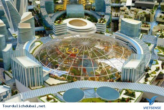 Sẽ có 1 khu phức hợp dân cư được xây dựng dưới mái vòm khổng lồ, và diện tích của nó còn to hơn cả lãnh thổ Công quốc Monaco Sẽ có 1 khu phức hợp dân cư được xây dựng dưới mái vòm khổng lồ, và diện tích của nó còn to hơn cả lãnh thổ Công quốc Monaco